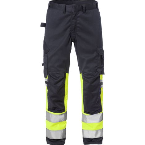 Fristads 129518-171-D88 Flamestat High Vis Stretchhose, Kl. 1 2162 ATHF Flamesta (1/2)