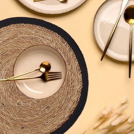Tovagliette in giacinto dacqua set da 6 design rotondo