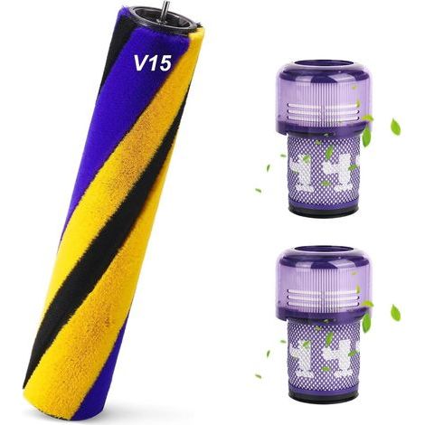 Vacuum Head, Soft Roller, HEPA Filters, Motorized Brush, For Dyson V15 (1/5)