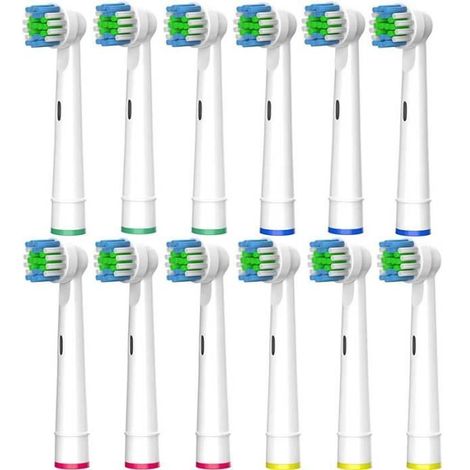 Têtes de brosse à dents de rechange compatibles avec Oral-B - Pack de 12 - BELADENT (1/3)