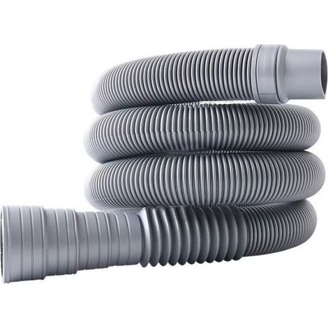 Tuyau pour lave-linge 3 m avec tuyau de vidange pour lave-linge et lave-vaisselle (1/4)