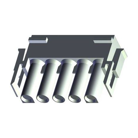 TE CONNECTIVITY BOÎTIER FEMELLE POUR CÂBLE SÉRIE UNIVERSAL-MATE-N-LOK NBR TOTAL DE PÔLES 4 926298-3 1 PC(S) (1/2)