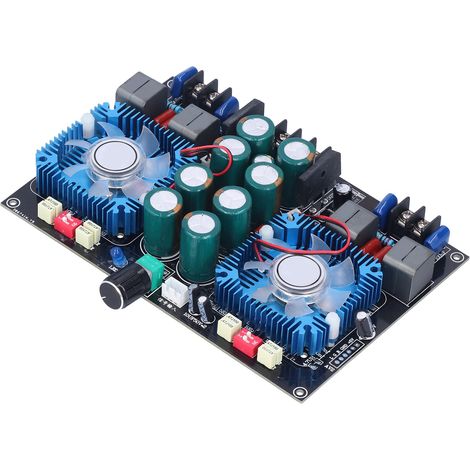 TDA8954TH 2-Kanal Digitalverstärker-Audiomodulplatine mit Lüfter (1/5)