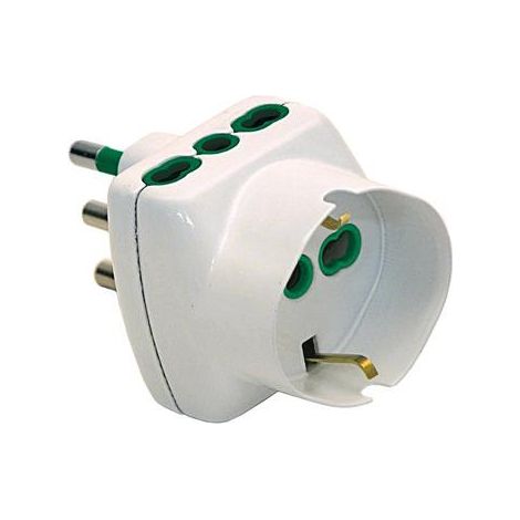 Fanton 87240 Adapter von S17 auf 2P17/11+1P40 Vertikalsystem, weiß (1/2)