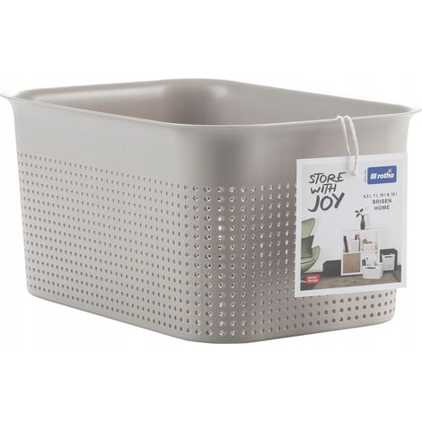rotho BRISEN panier de rangement cappuccino 4.5 L