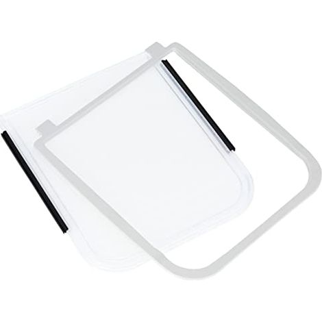 Ferplast Portina di ricambio per gatti Gattaiola Porta basculante SWING 15 Taglia Grande, bianco (1/4)