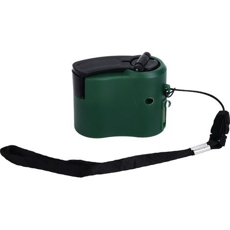 5.5V USB Emergency Manual Generator – Portable Outdoor Charger with Red LED Light (1/4)