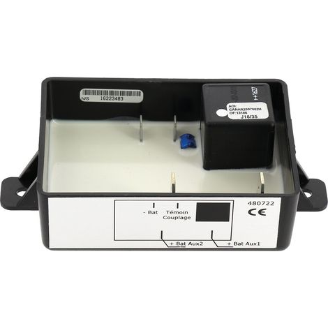Coupleur séparateur pour batteries de camping-car INOVTECH Modèle - Spécial 3ème batterie (1/5)