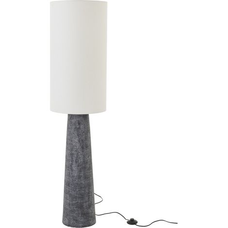 Lampadaire en Fibre de Verre "Ava" 144cm Noir & Blanc