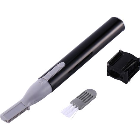 Tonduit Électrique Portable Rasoir Visage Sourcils Corps Lame Précision Épilation Homme Femme Noir Rechargeable (1/5)