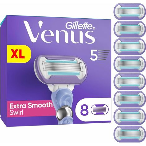 Gillette Venus Deluxe Smooth Swirl Systemklingen 8er