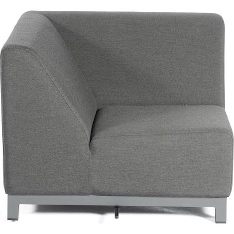 Eckmodul Solitaire anthrazit sunbrella O utdoor Textil inkl. Kissen SonnenPartner