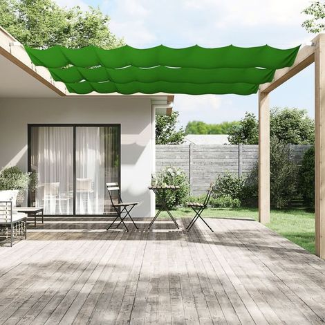 Store vertical, vert clair, 100 x 420 cm, tissu Oxford (1/5)