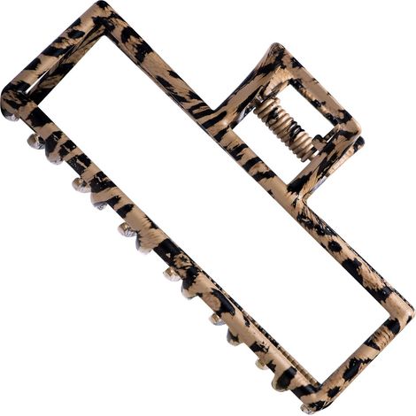 Pince crocodile en métal grande taille pour femme pour cheveux épais et longs accessoire coiffure robuste et élégante (1/5)