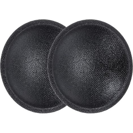 - Lot de 2 bouchons anti-poussière pour enceintes de 35 mm/1,4" de diamètre extérieur en tissu huilé - Bouchons de dôme pour bobine de subwoofer - Capuchons pour accessoires d'enceintes (1/5)