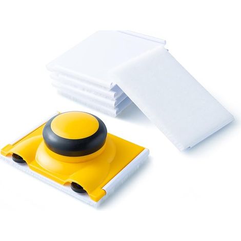 Paint Edger avec 5pcs Remplacement Pads, Paint Pad, Outil de peinture de bord pour Wall Paint Pad Applicator pour plafonds Bords de coin Peintre Trim Fournitures de peinture Trimmer (1/5)
