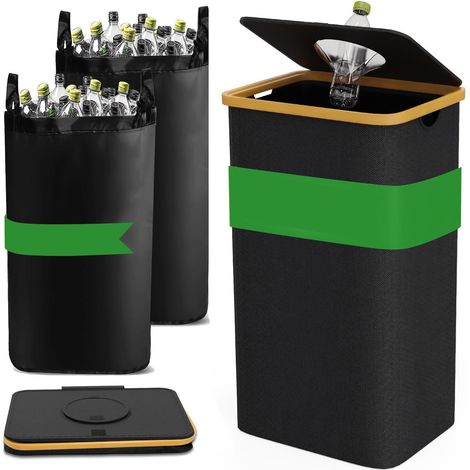 Boîte de rangement MINICLOSS, boîte de rangement grande capacité, adaptée à la cuisine, au balcon et au salon (livrée avec 2 sac intérieur). (1/5)