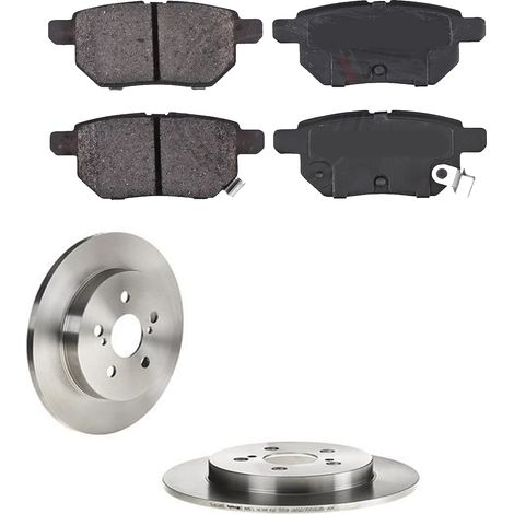 KIT FRENI POSTERIORI compatibile con TOYOTA VERSO S (P12) - DISCHI + PASTIGLIE OEM: P 83 083 / 18052 /SOSTITUZIONE DIRETTA/BASSA POLVERE/SILENZIOSO