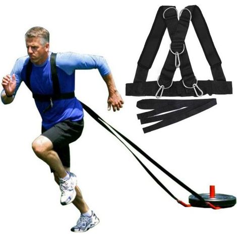 Imbracatura per slitta con tracolla per allenamento muscolare e resistenza