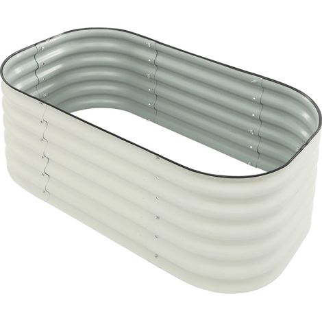 Parterre de jardín, material resistente, amplio espacio para plantar, 105x60x43cm (1/2)