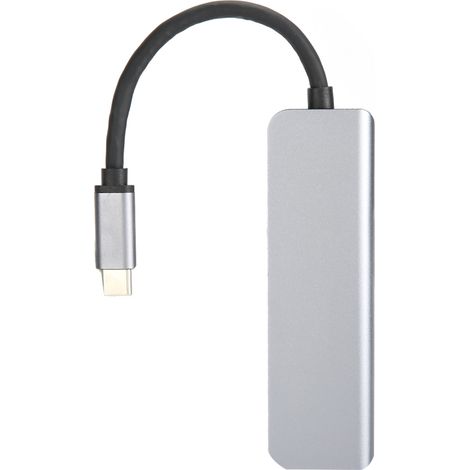 Adaptateur USB‑C vers HDMI 4K 60Hz avec Charge Rapide PD et Ports USB 3.0 - Hub Multifonction (1/5)