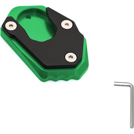 (Vert) Accessoires moto : béquille latérale, extension de béquille, repose-pieds, compatible avec Kawasaki ER-6N, ER6N Z650, Z900, Z900RS, Z1000, Z1000SX maxpower (1/4)