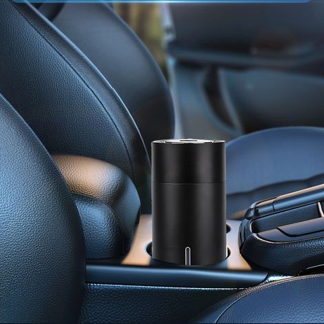 Mini humidificateur de voiture sept couleurs, désodorisant, diffuseur de parfum pour voiture, version USB, gris. (1/5)