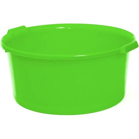 Barreño de plastico redondo con asas 40 Litros Verde (1/4)