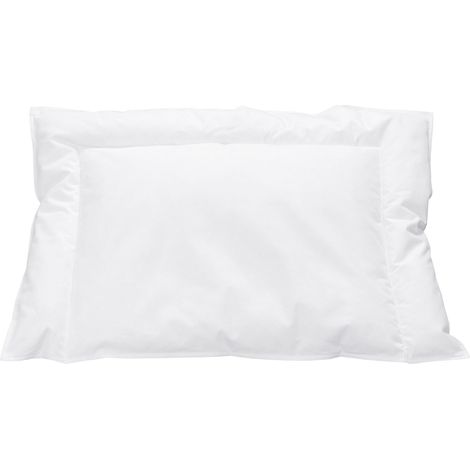 Böhmerwald 169600-39 - Cuscino Piano per Bambini, Piume Bianche Classe 1, 90% Piumino, 10% piumetta, 40 x 60 cm (1/2)