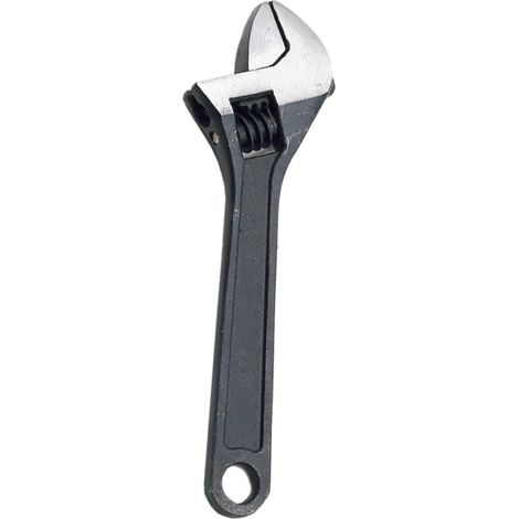 Mini Clé Molette à Cliquet en Métal Noir, Outil Manuel Compact Format 100mm, 1 Pièce, Facile à Transporter, Adapté aux Déplacements L’usage Automobile (1/5)