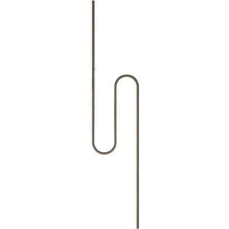 Applique murale linéaire au design géométrique, applique murale moderne, applique murale LED minimaliste pour chambre à coucher (blanc froid) (1/5)
