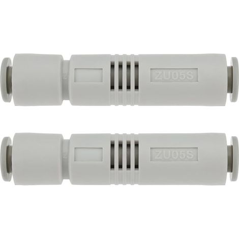 Pmueuff 4 Pièces Raccord Tuyau D'arrosage Ensemble, 13 mm (1/2 Pouce) Connecteur de Tuyau D'irrigation Raccords D'arrosage Rapides Extension de Raccord Tuyau D'arrosage pour Jardin, La (1/5)