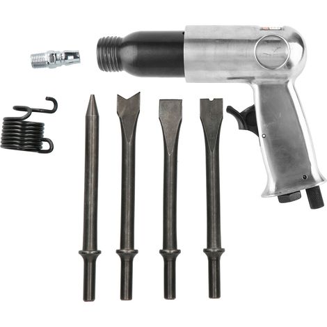 Marteau pneumatique OW-190 en acier allié, pelle à air comprimé avec 4 burins, kit d'outils de pic à air (1/5)