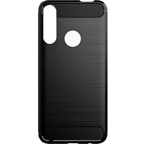 Coque arrière souple pour Huawei P Smart Z - Carbone brossé noir - Étui de protection (1/4)