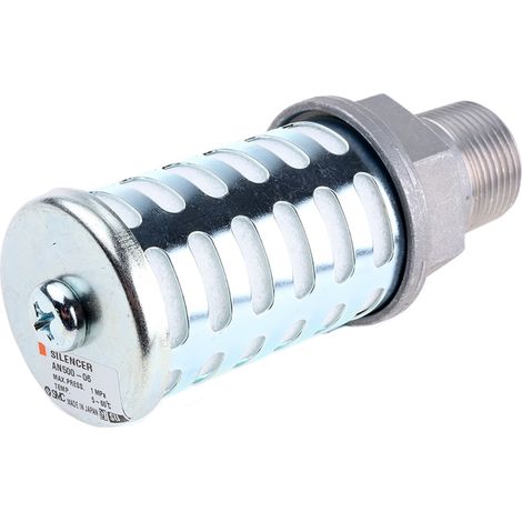 Silencieux pneumatique SMC Séries AN, R 3/4 Mâle, Fileté, en PE 1MPa ( Prix pour 1 )