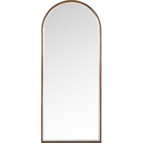 Miroir arche élégant finition or brossé pour décoration intérieure - or brossé élégant (1/3)