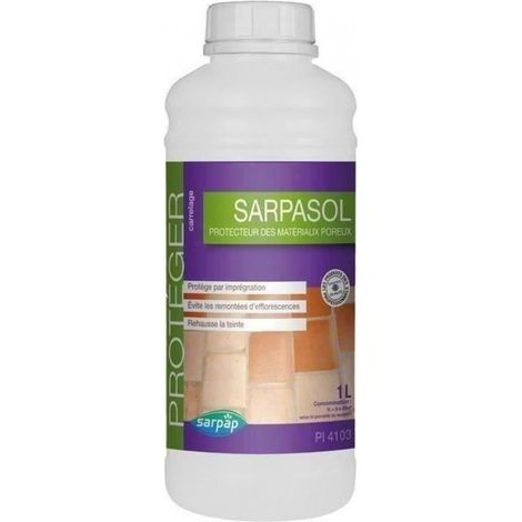 Traitement protecteur matériaux poreux 1L Sarpasol