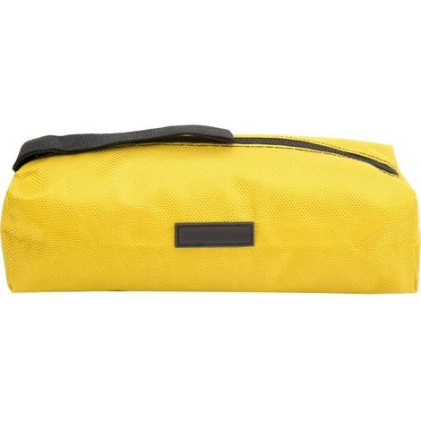 Tragbare Werkzeugtasche, Werkzeugkasten mit großem Fassungsvermögen, vielseitig einsetzbar (gelb)