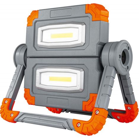 Lámpara de trabajo LED Flex-Power 20 W gris-naranja (por 2)