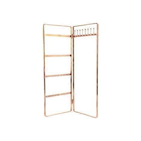 Présentoir à bijoux en fer, organisateur de boucles d'oreilles et de clous d'oreilles, porte-colliers (1/2)