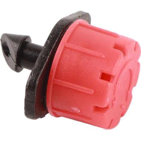 Sistema de riego por goteo ajustable para jardín: 100 mini cabezales de riego para plantas y flores. Material: plástico de ingeniería. Compatible con mangueras de 4 mm/7 mm. (1/5)