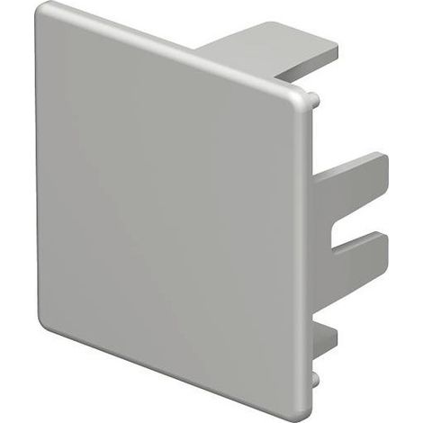 OBO Bettermann Pieza terminal 40x40mm Cloruro de polivinilo blanco puro RAL 9010, 6193218