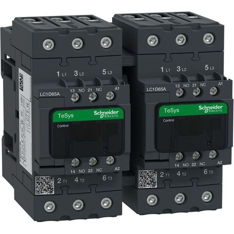 Contattore invertitore TeSys D 3P 65A 440V AC-3 bobina 115V - LC2D65AFE7