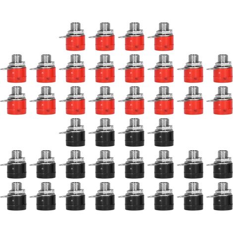 20 Paires de Connecteurs Banane 4mm Haute Performance, Résistants à la Corrosion, Accessoires de Test Électronique pour Équipements (1/5)