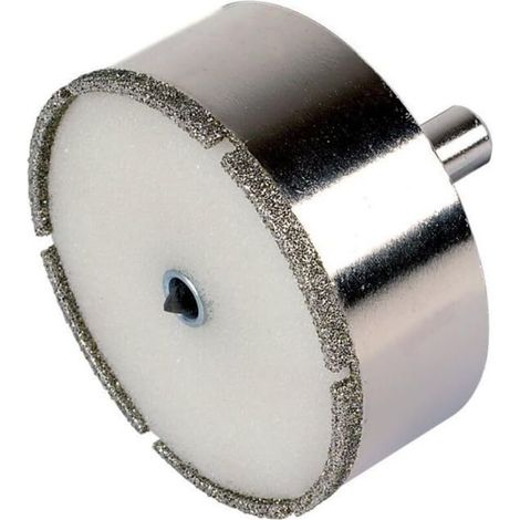 SABIR Trépan Diamant "Ceramic" Ø 68 mm, Queue Ø 10 mm avec Foret de Centrage - Profondeur de coupe 25 mm (1/5)