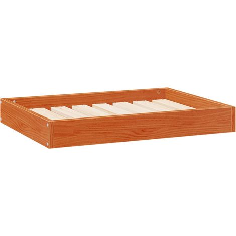 Cama para perro Marrón cera 72 x 54 x 9 cm vidaXL