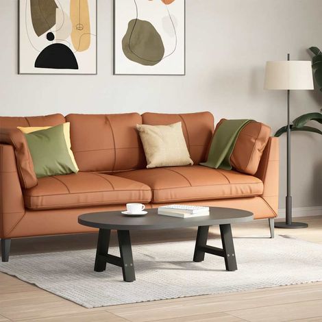 Maison Exclusive - Couchtischbeine A-Form 2 Stk. Schwarz 50x(30-3