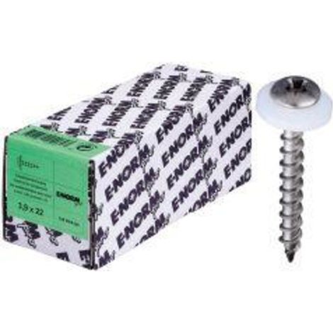 Vis avec rondelle plastique A2 3,9x22 Grobgew. E-NORMpro (Par 100) (1/2)