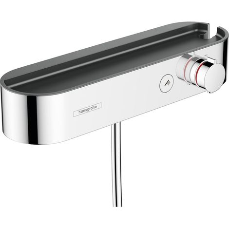 Mitigeur Thermostatique Douche Showertablet Select 400, Robinet Thermostatique Douche, Chromé, 24360000 (1/5)