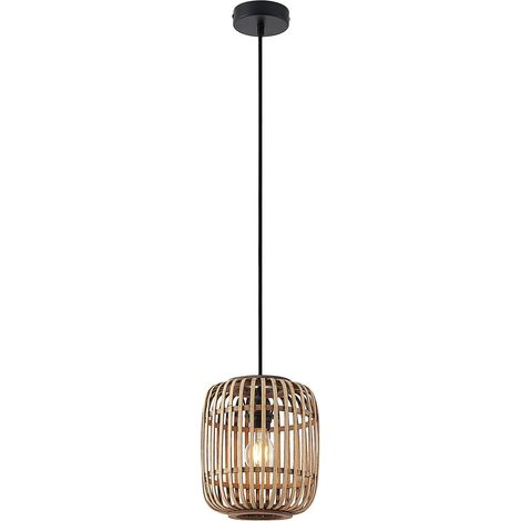 Pendelleuchte "Canyana" aus Holz für Wohnzimmer & Esszimmer von Lindby (1/5)